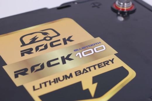 Picture of 4x Rock 12V 100Ah LiFePO4 Battery with Bluetooth