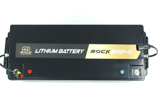 Picture of Rock 12V 200Ah Lithium Battery with communication support 6 in series and 6 in parallel