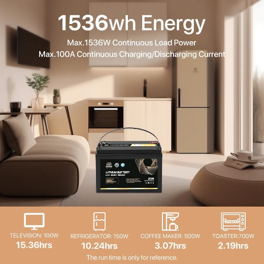 Picture of Rock-12-120 lithium battery - Bluetooth